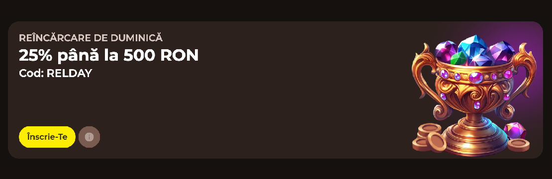 Roulettino relday 25% 500 RON
